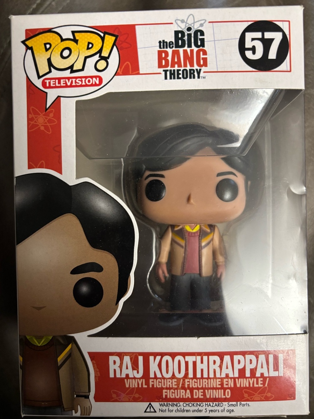 Raj Koothrappali vaulted Funko Pop